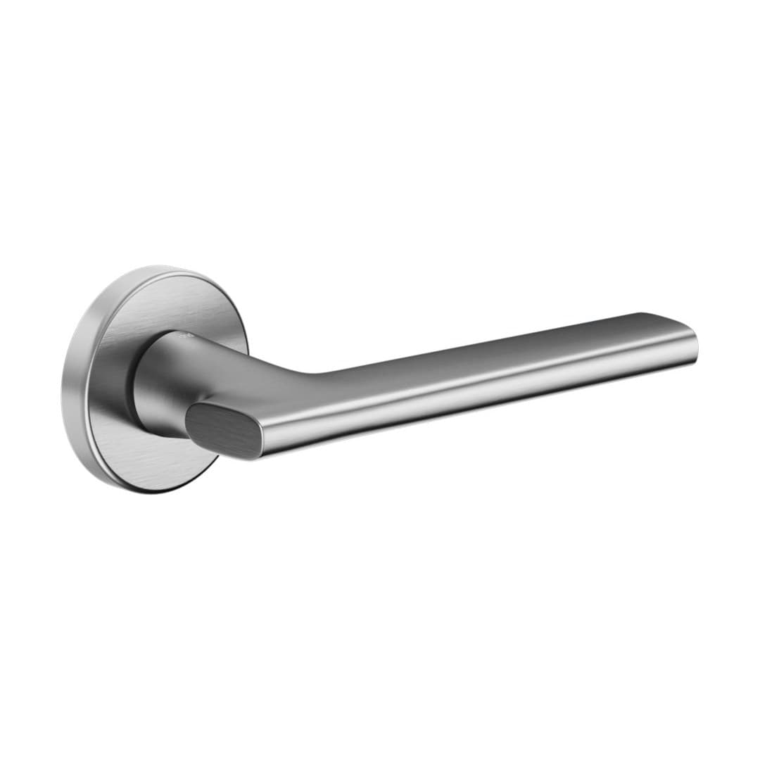 DnD San – Πόμολο Πόρτας Ροζέτα – Vis Tonda – Satin chrome (SN12-ZCS)