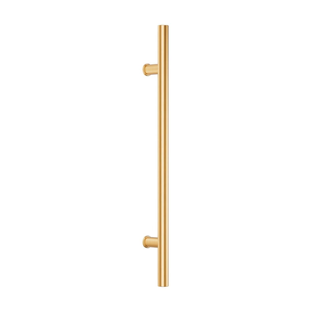 DnD Tube Round – Λαβή Εξώπορτας – 600 mm – Antique satin gold (TR400-PVD-SG)