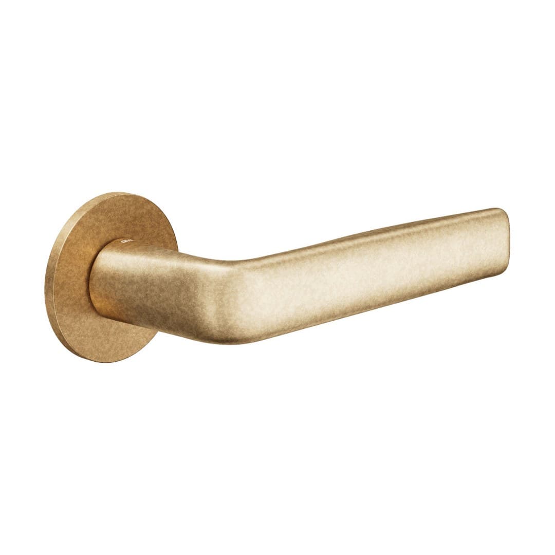 DnD Viva! – Πόμολο Πόρτας Ροζέτα – Fine Tonda – Natural brass (VV40-ONT)