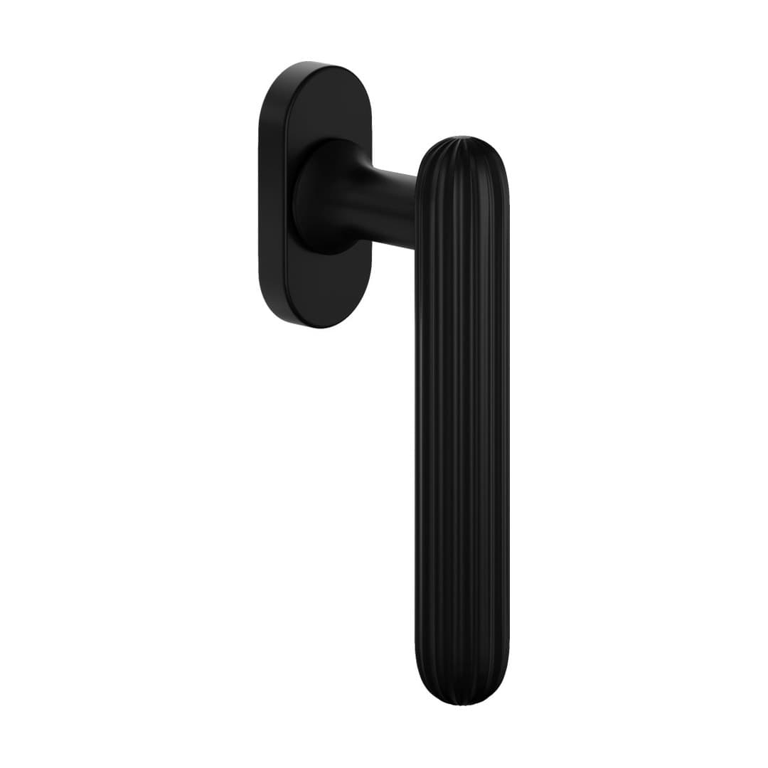 DnD Zeppelin – Πόμολο Παραθύρου – DK VIS Ovale – Black (ZP22V-ONO)