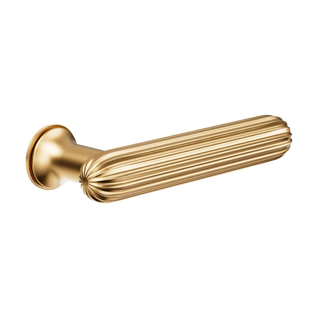 DnD Zeppelin – Πόμολο Πόρτας Ροζέτα – Unico Tonda – Antique satin gold (ZP80-PVD-SG)