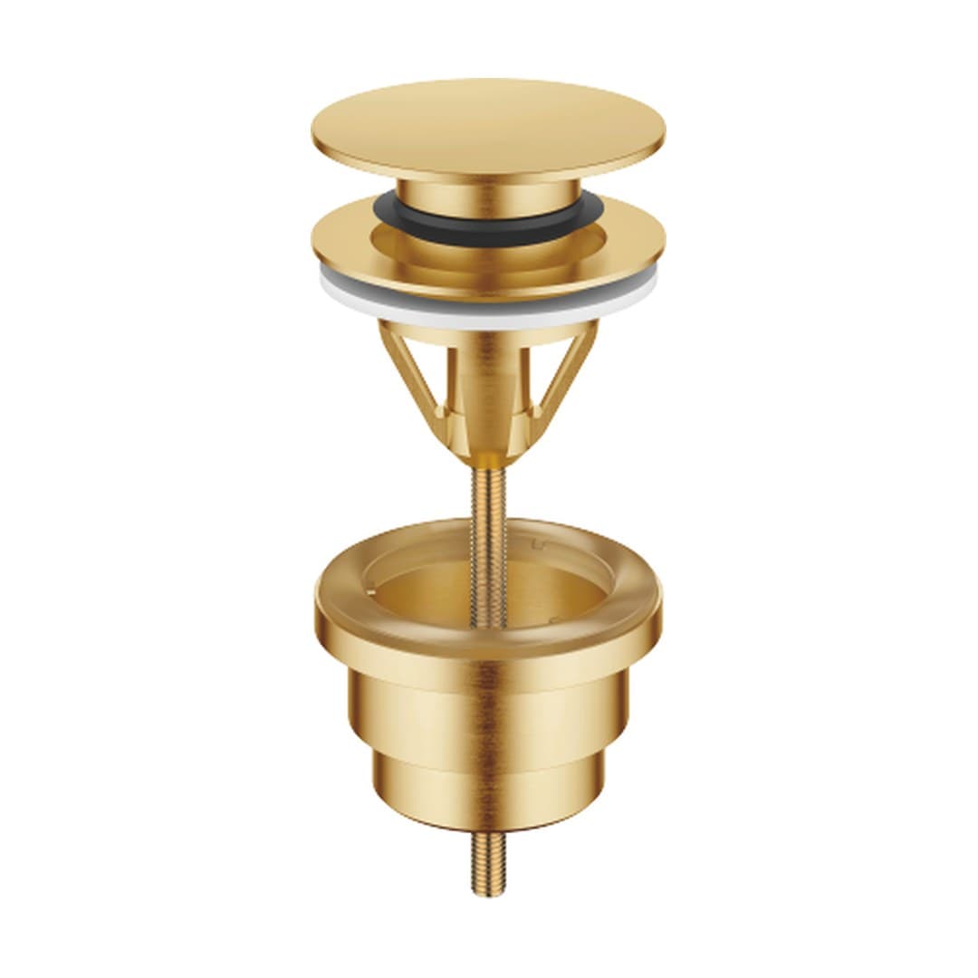 Dornbracht – Βαλβίδα Νιπτήρα – Basin Waste with push fastening 1 1/4" – Brushed Durabrass (23kt Gold) (10125970-28)