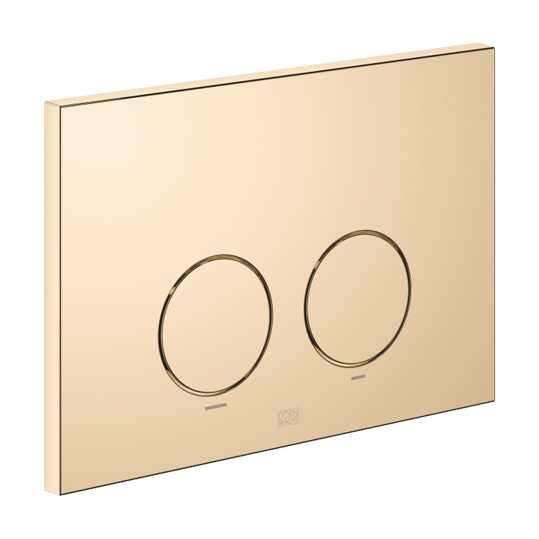 Dornbracht – Πλακέτα Καζανακιού WC – Flush plate for concealed WC cisterns made by Geberit round – Durabrass (23kt Gold) (12665979-09)
