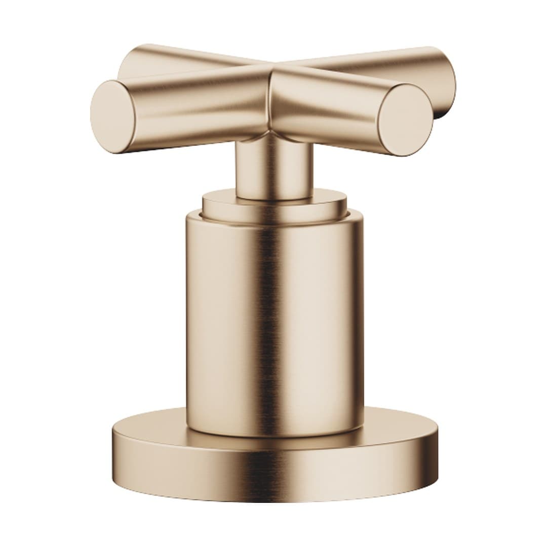 Dornbracht Tara – Διακόπτης Ντους – Deck valve clockwise closing cold or hot – Brushed Champagne (22kt Gold) (20000892-46)