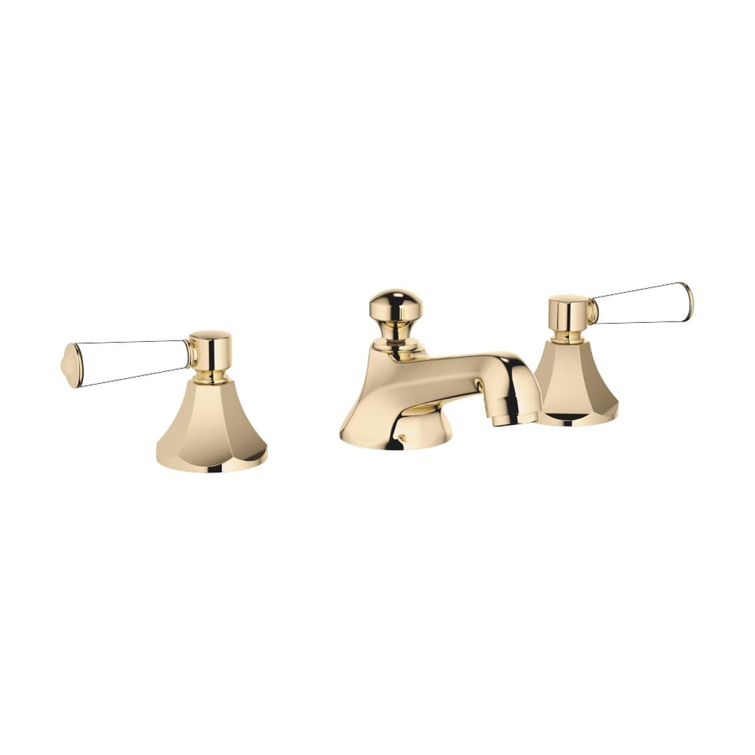 Dornbracht Madison – Μπαταρία Νιπτήρα – Three-hole basin mixer with pop-up waste – Durabrass (23kt Gold) (20700370-09)