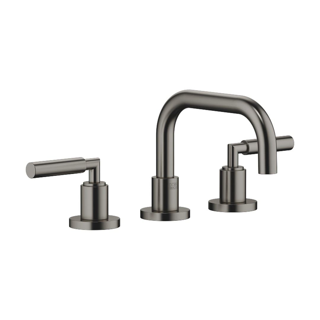 Dornbracht Tara – Μπαταρία Νιπτήρα – Three-hole basin mixer with pop-up waste – Brushed Dark Platinum (20705882-99)