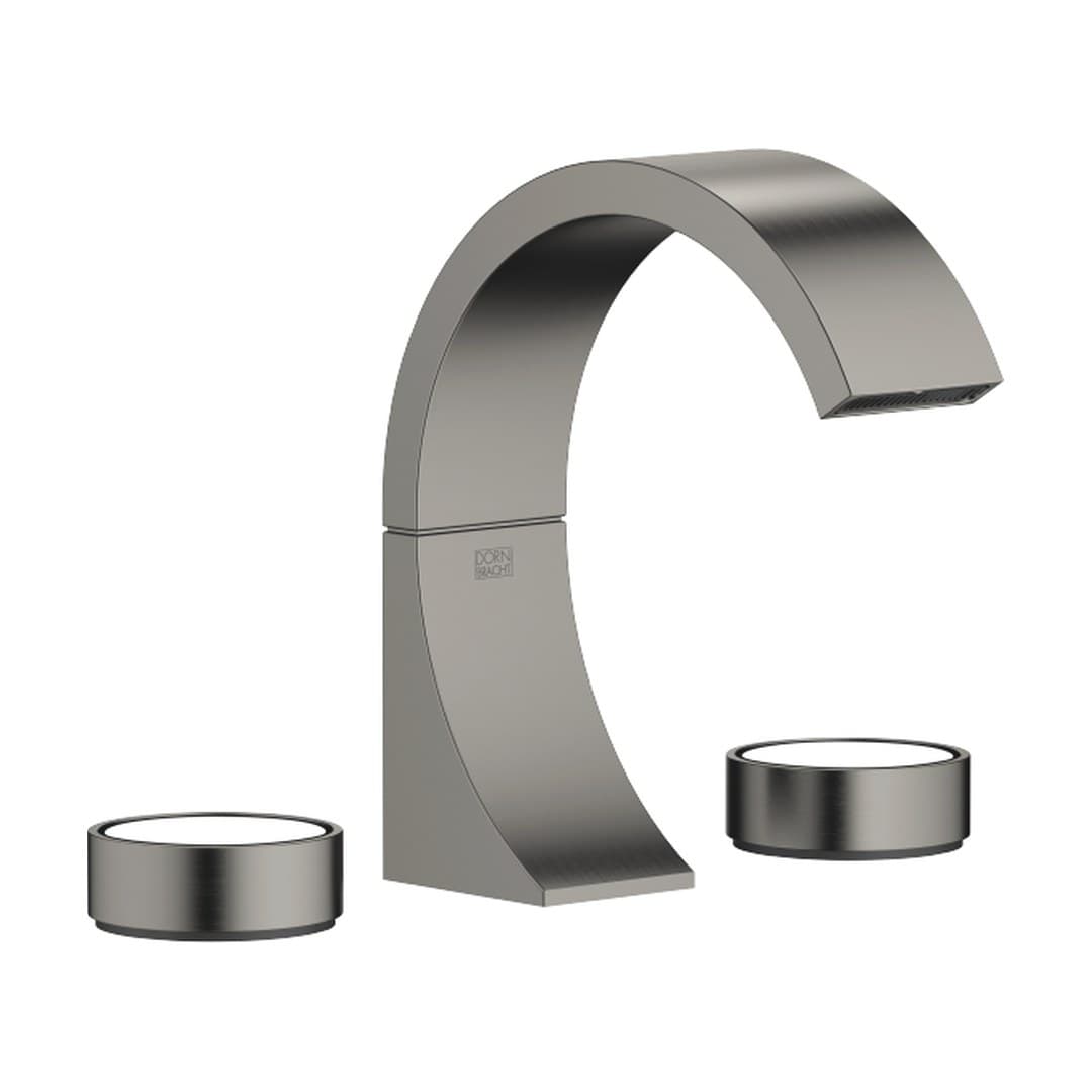 Dornbracht CYO – Μπαταρία Νιπτήρα – Three-hole basin mixer with pop-up waste without design element – Brushed Dark Platinum (20710811-99)