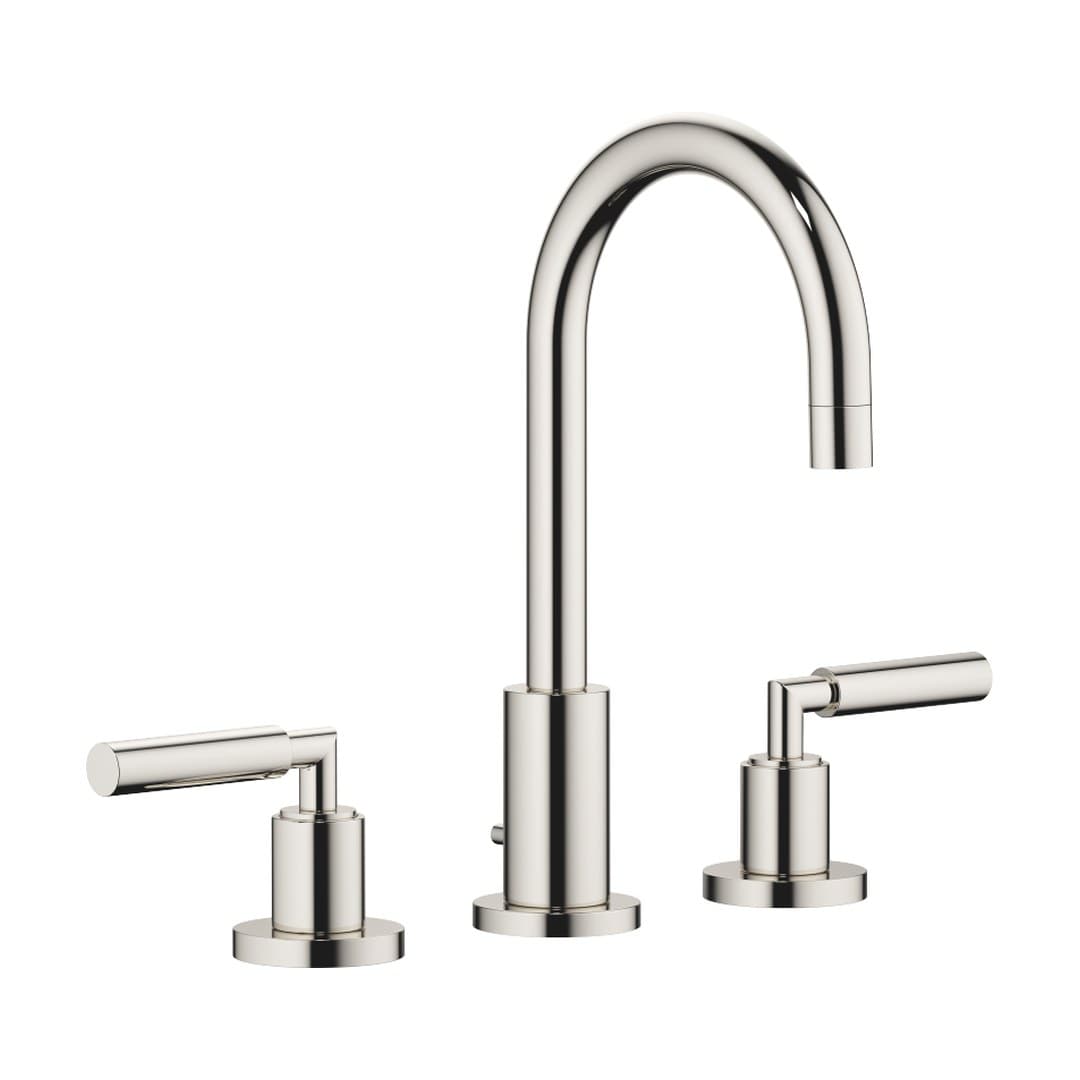Dornbracht Tara – Μπαταρία Νιπτήρα – Three-hole basin mixer with pop-up waste – Platinum (20710882-08)