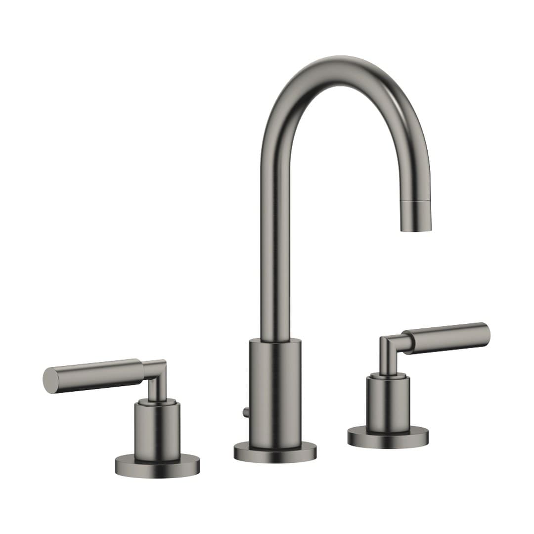 Dornbracht Tara – Μπαταρία Νιπτήρα – Three-hole basin mixer with pop-up waste – Brushed Dark Platinum (20710882-99)