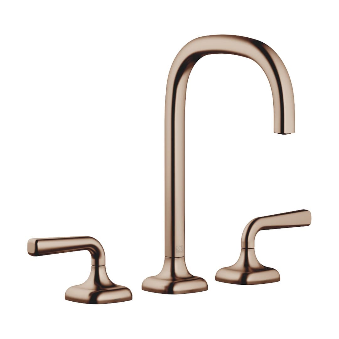 Dornbracht COYA – Μπαταρία Νιπτήρα – Three-hole basin mixer without pop-up waste – Brushed Bronze (PVD) (20713414-42)