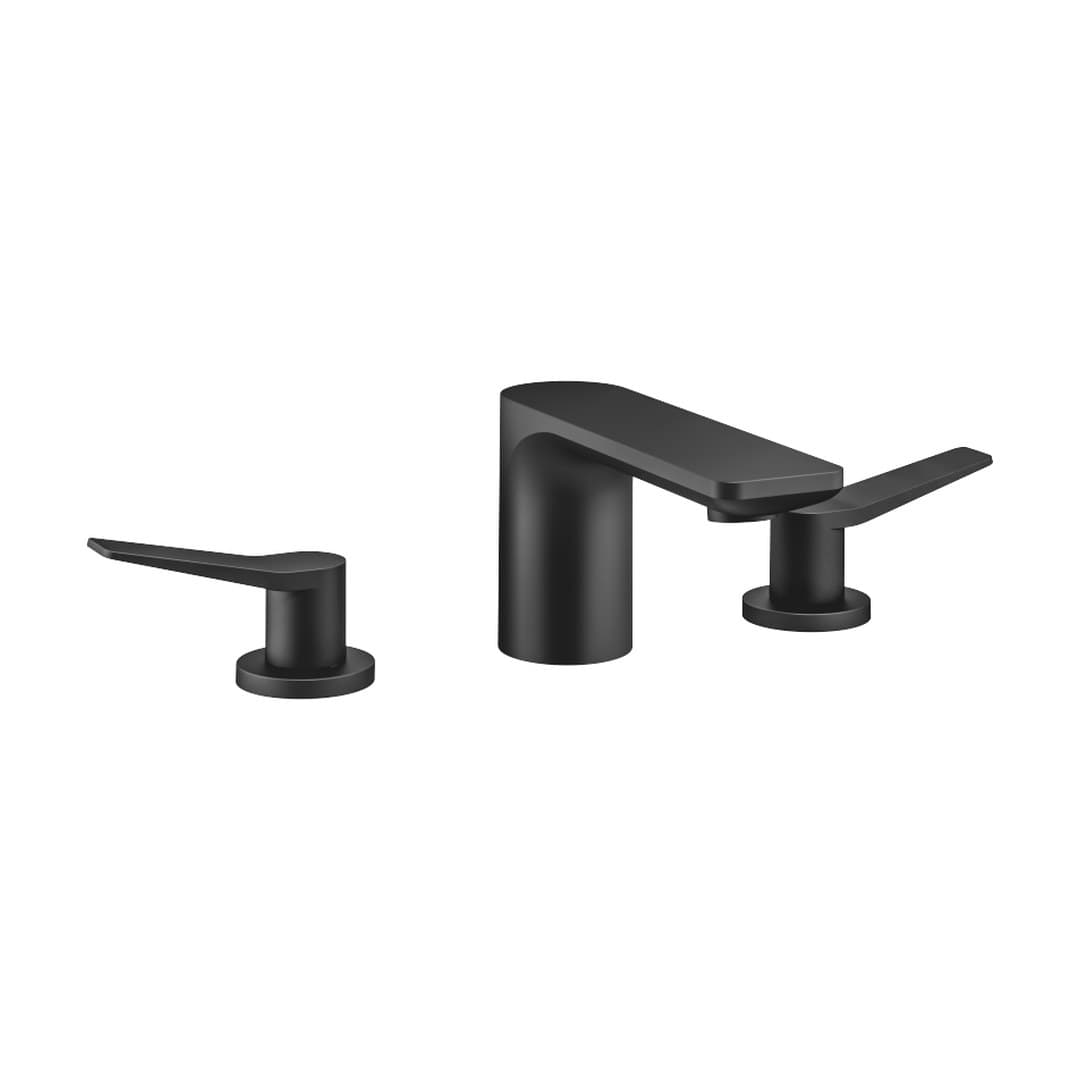 Dornbracht Lissé – Μπαταρία Νιπτήρα – Three-hole basin mixer with pop-up waste – Matte Black (20713845-33)