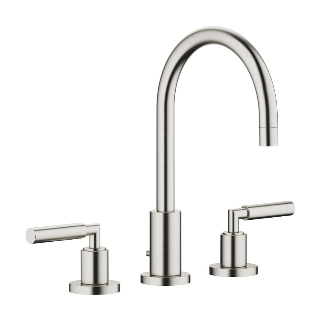 Dornbracht Tara – Μπαταρία Νιπτήρα – Three-hole basin mixer with pop-up waste – Brushed Platinum (20713882-06)