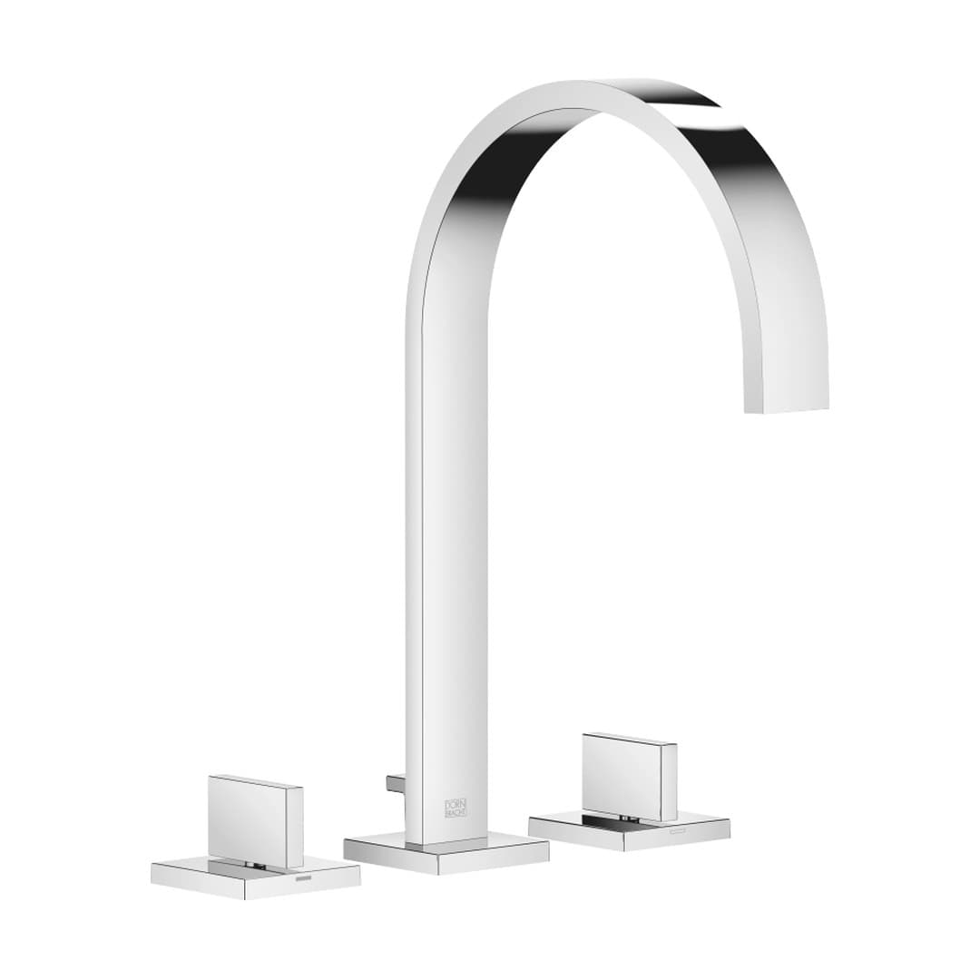 Dornbracht MEM – Μπαταρία Νιπτήρα – Three-hole basin mixer with pop-up waste – Chrome (20715782-00)
