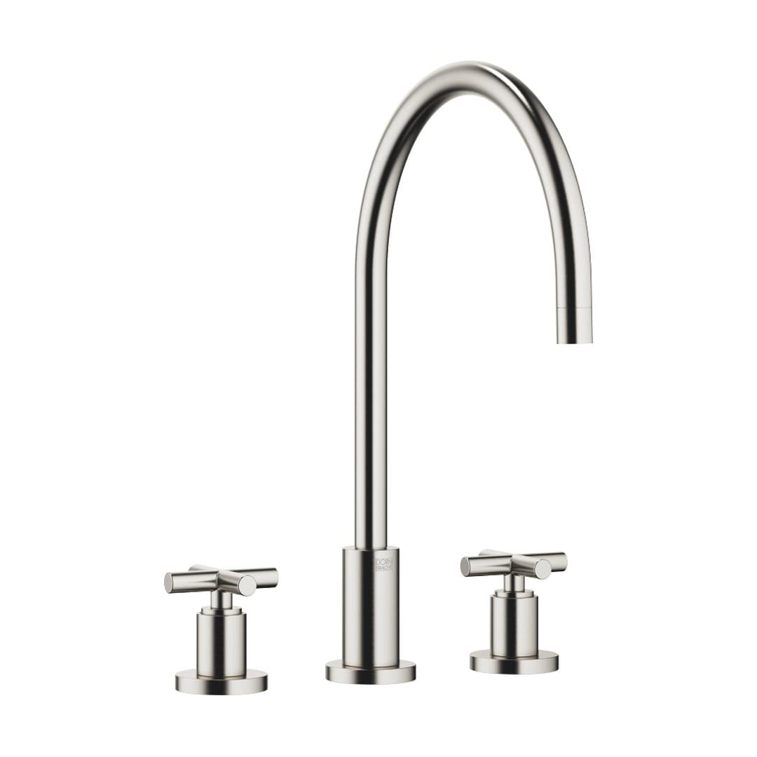 Dornbracht Tara – Μπαταρία Κουζίνας – Three-hole mixer – Brushed Platinum (20816892-06)