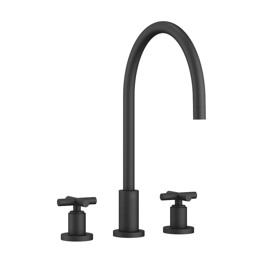 Dornbracht Tara – Μπαταρία Κουζίνας – Three-hole mixer – Matte Black (20816892-33)