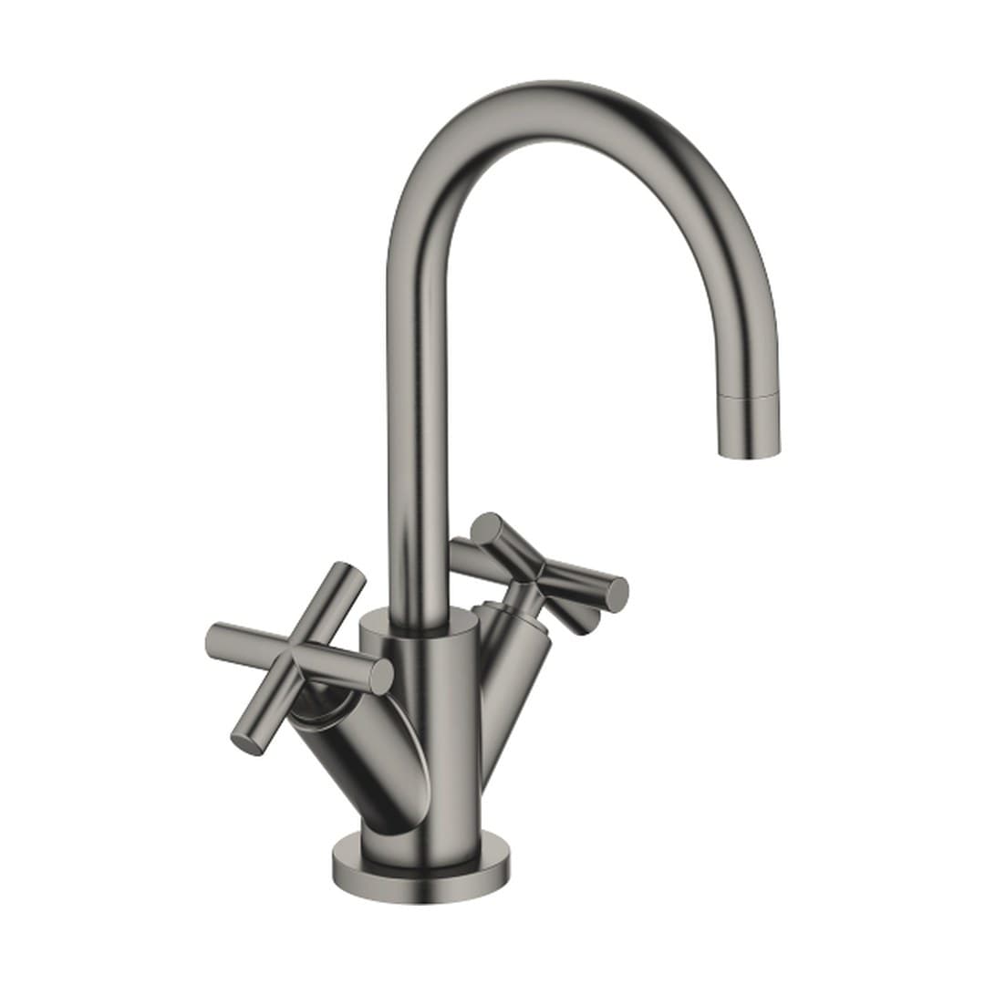 Dornbracht Tara – Μπαταρία Νιπτήρα – Single-hole basin mixer with pop-up waste – Brushed Dark Platinum (22512892-99)