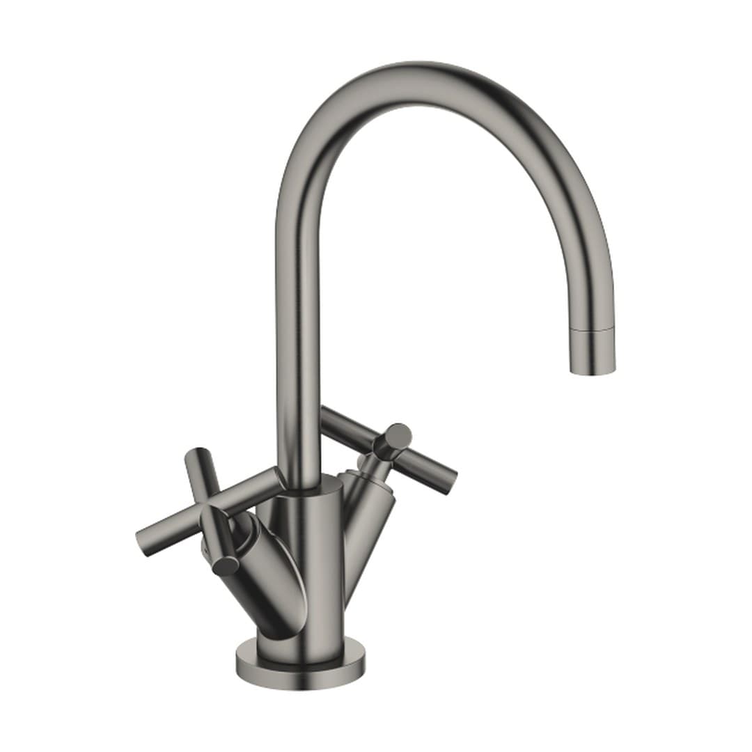Dornbracht Tara – Μπαταρία Νιπτήρα – Single-hole basin mixer with pop-up waste – Brushed Dark Platinum (22513892-99)