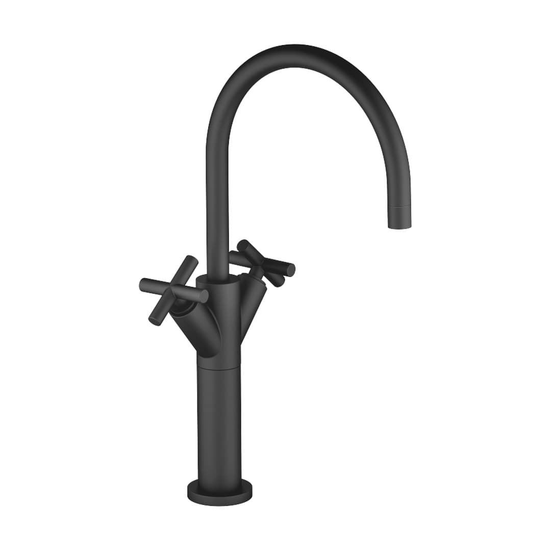 Dornbracht Tara – Μπαταρία Νιπτήρα Ψηλή – Matte Black (22533892-33)