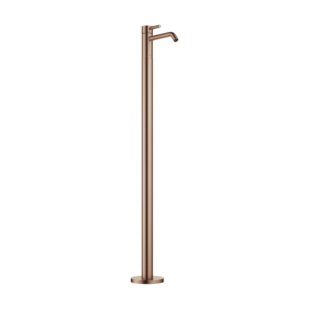 Dornbracht Meta – Μπαταρία Νιπτήρα Δαπέδου – Single-lever basin mixer with stand pipe without pop-up waste – Brushed Bronze (PVD) (22584660-42)