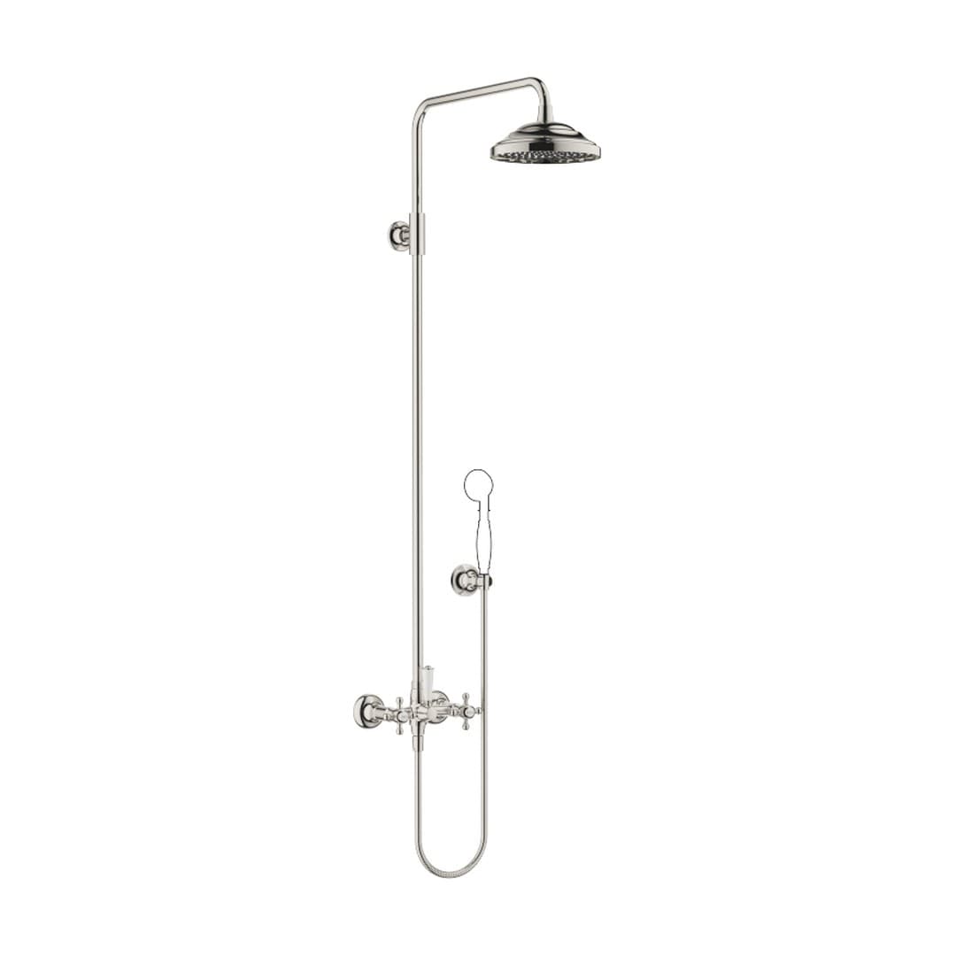 Dornbracht Madison – Σύστημα Ντους – Showerpipe with shower mixer without hand shower FlowReduce – Platinum (26633360-08)
