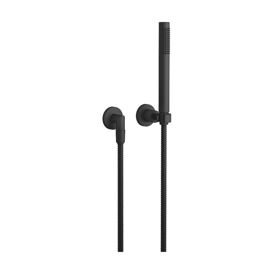 Dornbracht Tara – Σετ Ντους – Hand shower set with individual rosettes – Matte Black (27802892-33)