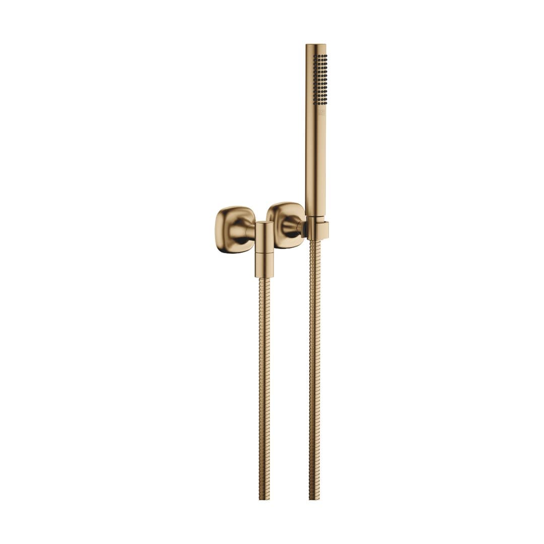 Dornbracht COYA – Σετ Ντους – Hand shower set with individual rosettes – Brushed Dark Brass (PVD) (27808404-39)