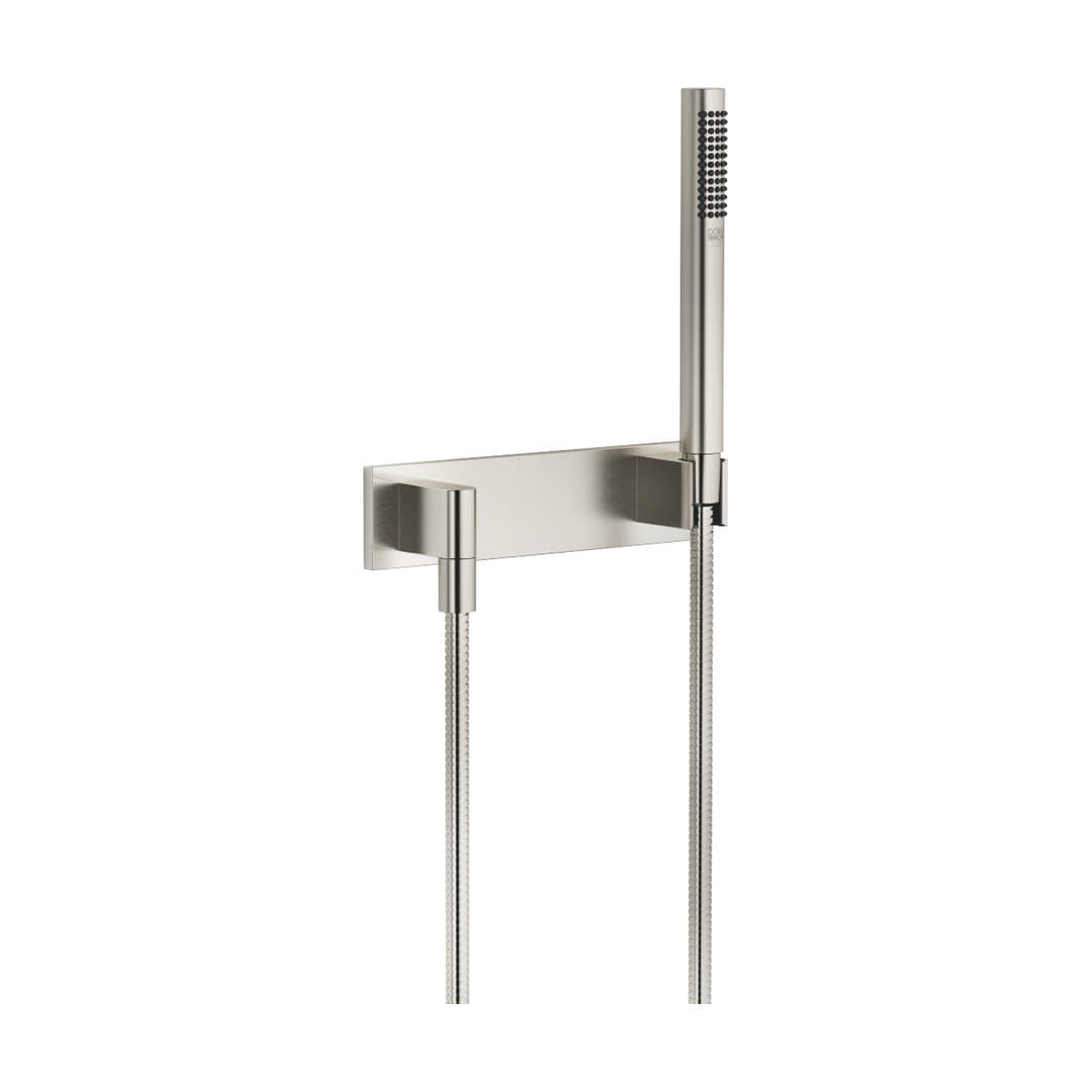 Dornbracht – Σετ Ντους – Hand shower set with cover plate – Brushed Platinum (27818980-06)