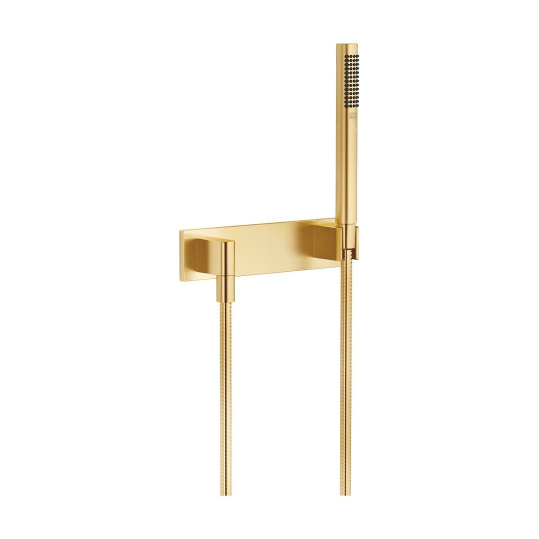 Dornbracht – Σετ Ντους – Hand shower set with cover plate – Brushed Gold (PVD) (27818980-37)