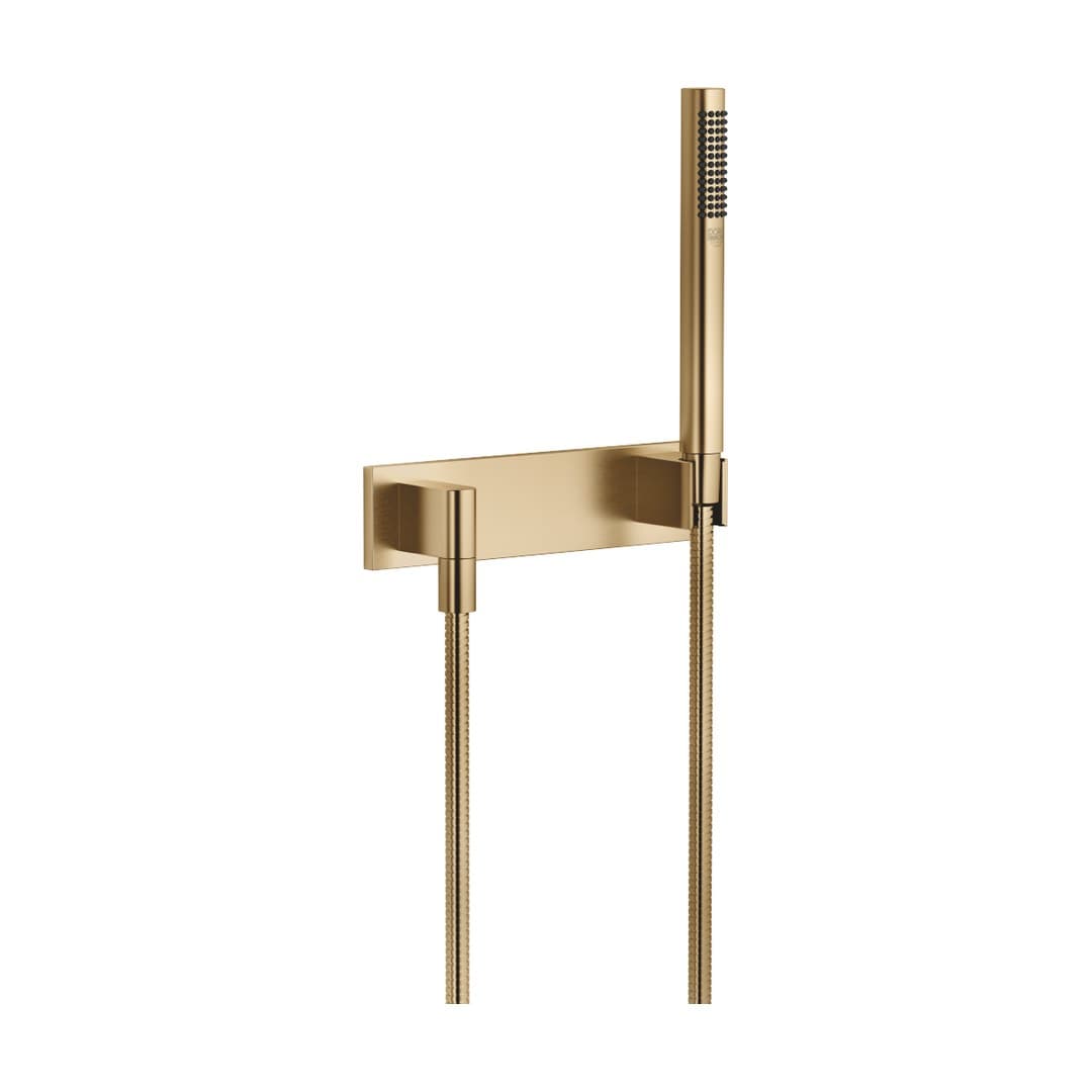 Dornbracht – Σετ Ντους – Hand shower set with cover plate – Brushed Dark Brass (PVD) (27818980-39)