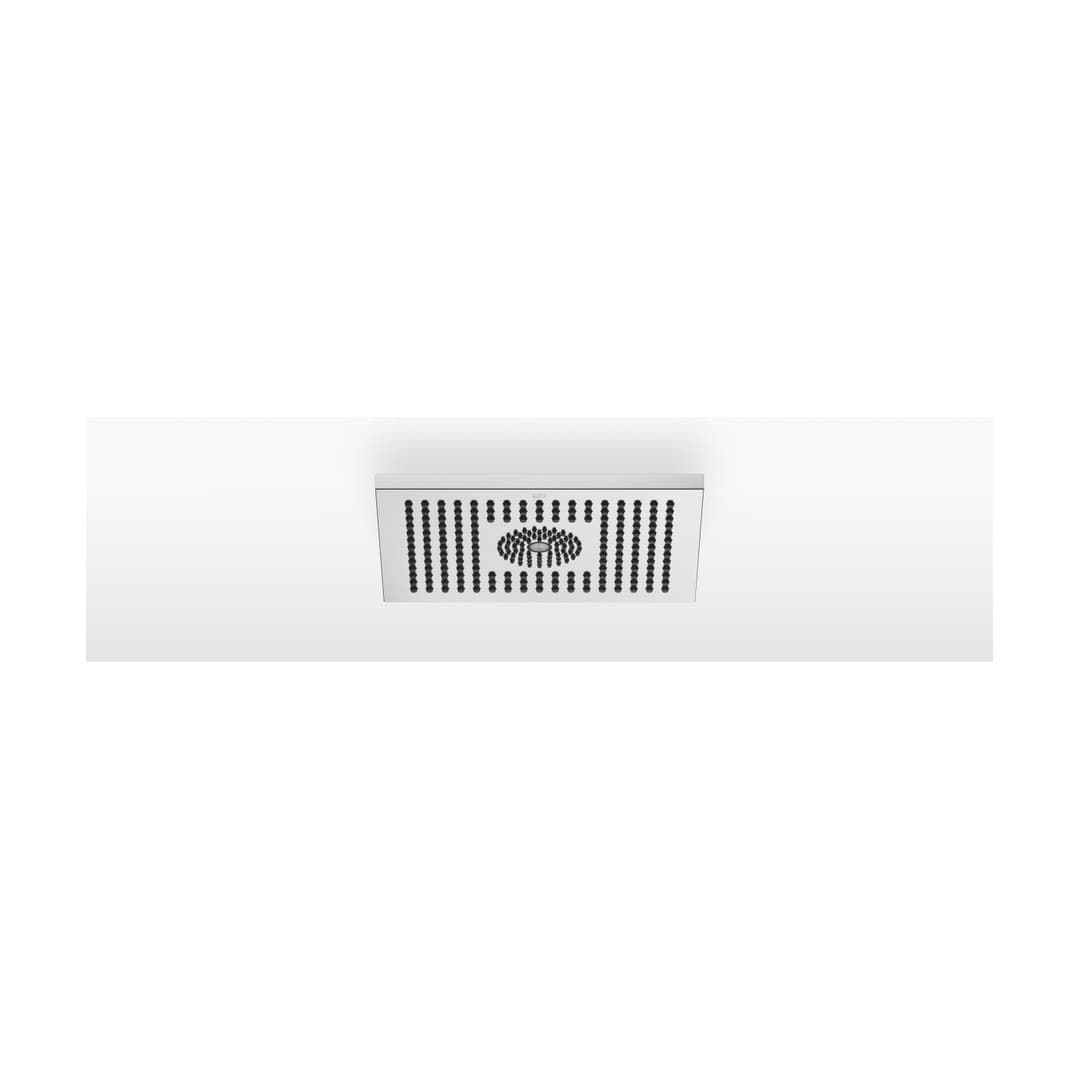 Dornbracht – Κεφαλή Ντους – Rainshower for surface-mounted ceiling installation with light 300 x 240 mm – Brushed Chrome (28042980-93)
