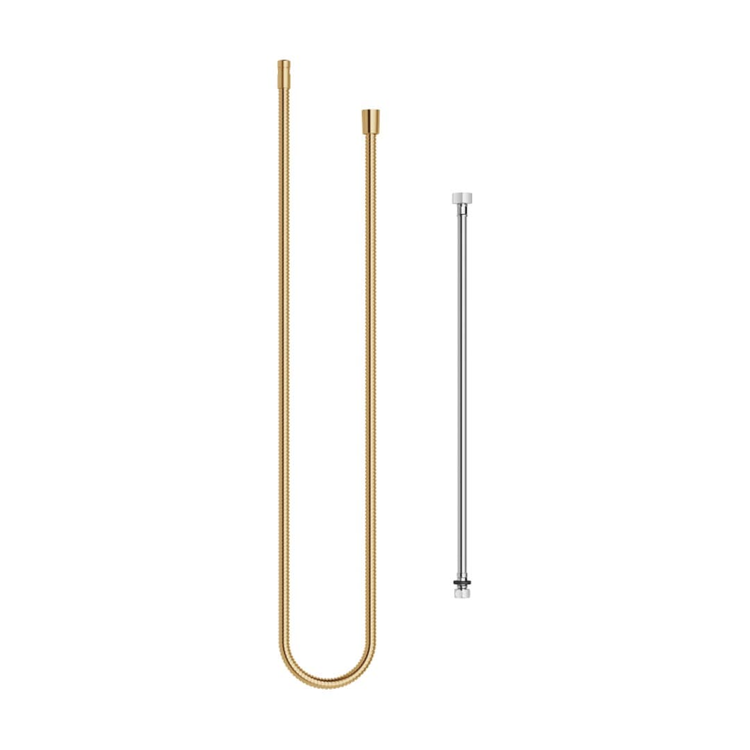 Dornbracht – Σωλήνας Ντους – Metal shower hose in two parts 1/2" x 3/8" x 2250 mm – Brushed Durabrass (23kt Gold) (28323970-28)