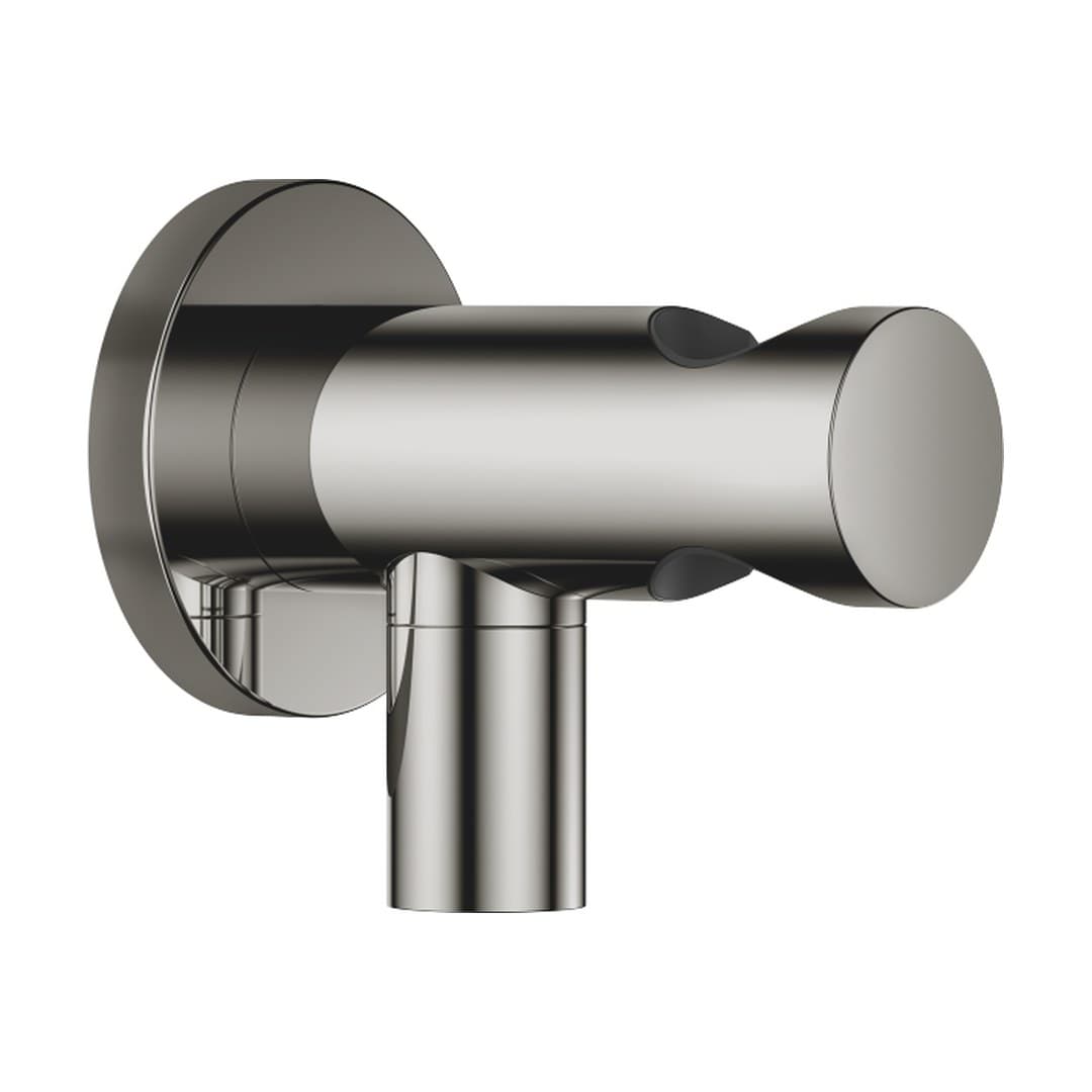 Dornbracht – Παροχή Τοίχου – Wall elbow with integrated shower holder – Dark Chrome (28490660-19)