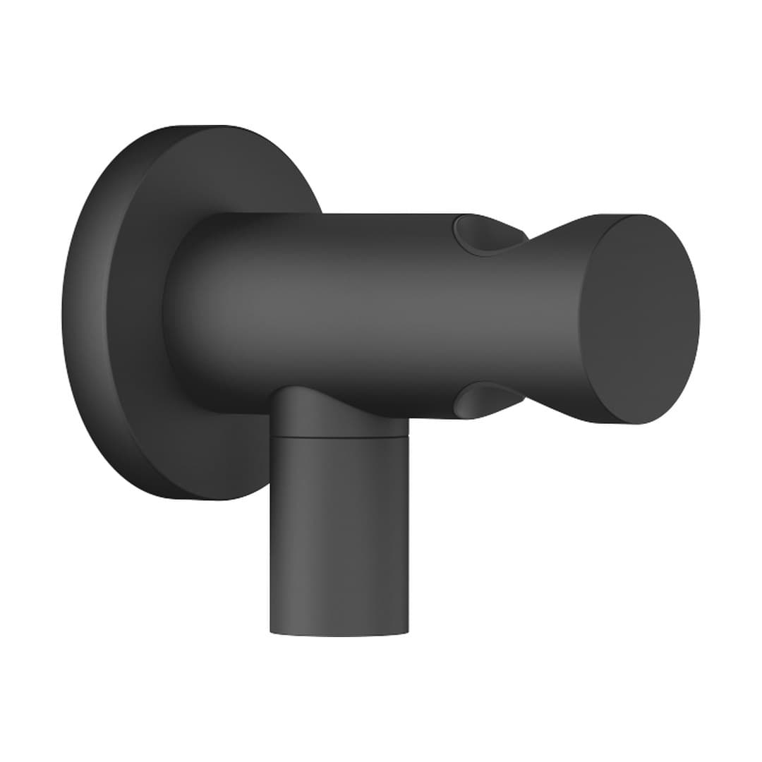 Dornbracht – Παροχή Τοίχου – Wall elbow with integrated shower holder – Matte Black (28490660-33)