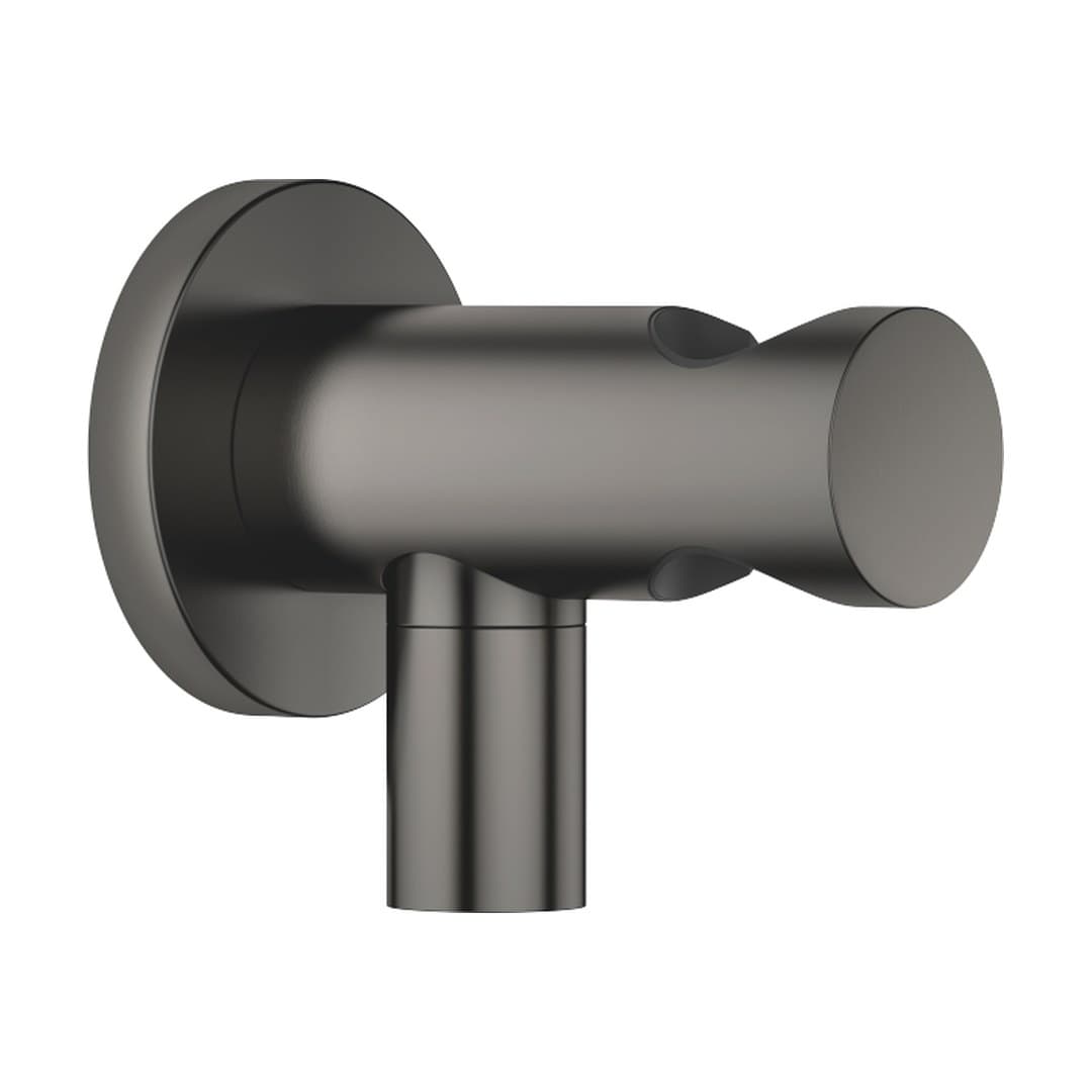Dornbracht – Παροχή Τοίχου – Wall elbow with integrated shower holder – Brushed Dark Platinum (28490660-99)