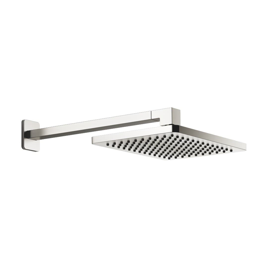 Dornbracht LULU – Κεφαλή Ντους – Rainshower with wall fixing FlowReduce 300 x 240 mm – Brushed Platinum (28762710-06)