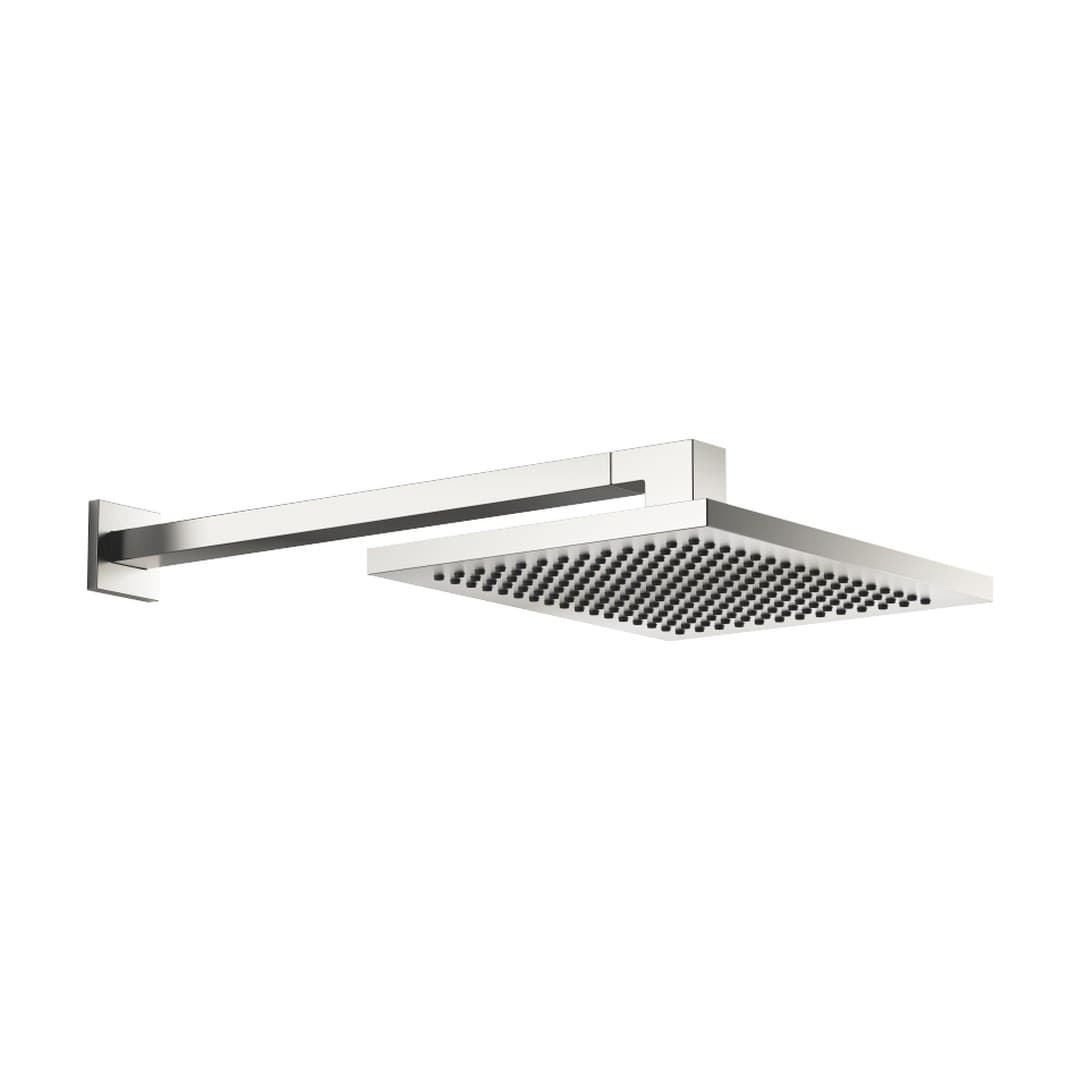 Dornbracht – Κεφαλή Ντους – Rainshower with wall fixing FlowReduce 300 x 240 mm – Brushed Platinum (28764980-06)