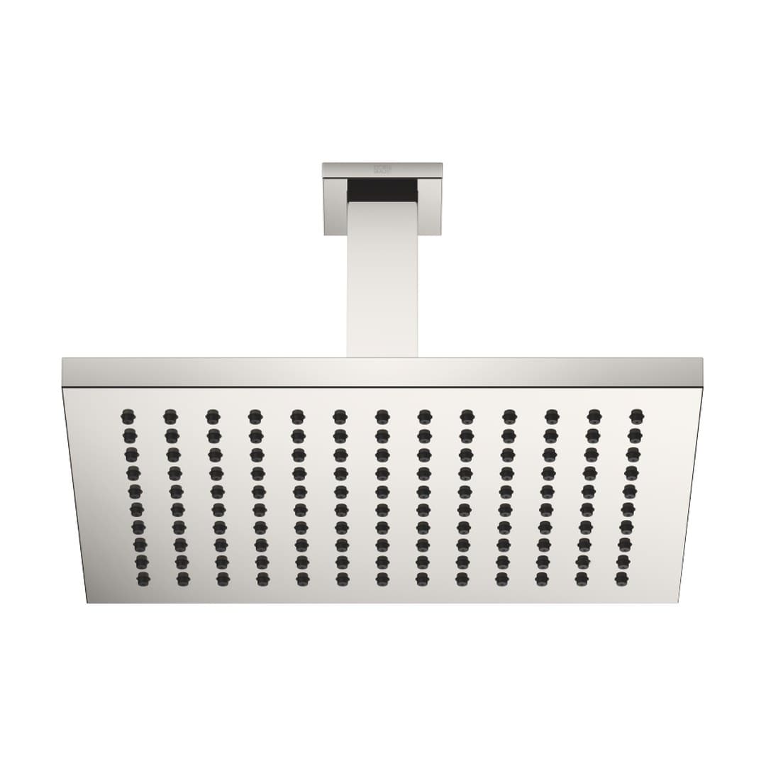 Dornbracht – Κεφαλή Ντους – Rainshower with ceiling fixing FlowReduce 300 x 240 mm – Platinum (28772980-08)