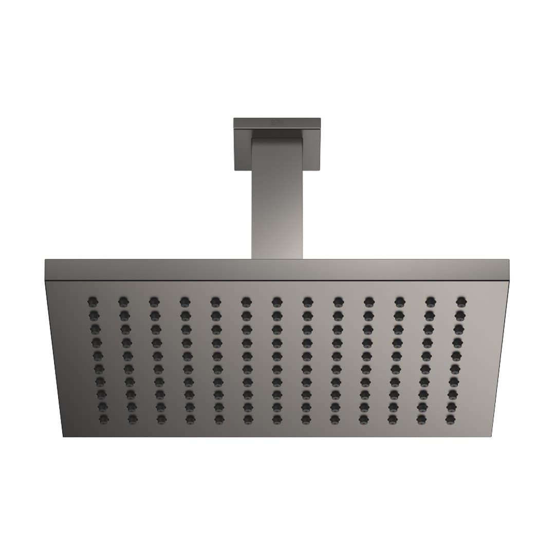 Dornbracht – Κεφαλή Ντους – Rainshower with ceiling fixing FlowReduce 300 x 240 mm – Brushed Dark Platinum (28772980-99)