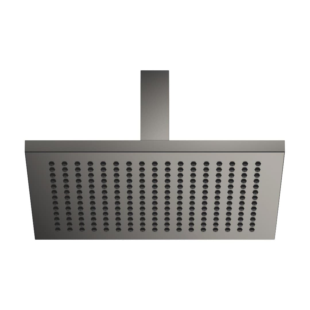 Dornbracht – Κεφαλή Ντους – Rainshower with ceiling fixing FlowReduce 300 x 240 mm – Brushed Dark Platinum (28774980-99)