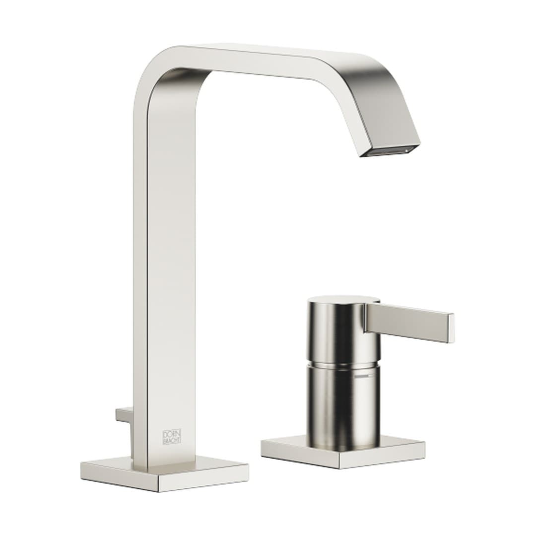 Dornbracht IMO – Μπαταρία Νιπτήρα – Two-hole basin mixer with pop-up waste – Brushed Platinum (29217671-06)