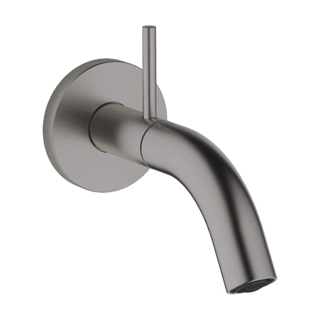 Dornbracht Meta – Μπαταρία Νιπτήρα Τοίχου – Wall-mounted valve cold water without pop-up waste – Brushed Dark Platinum (30010662-99)