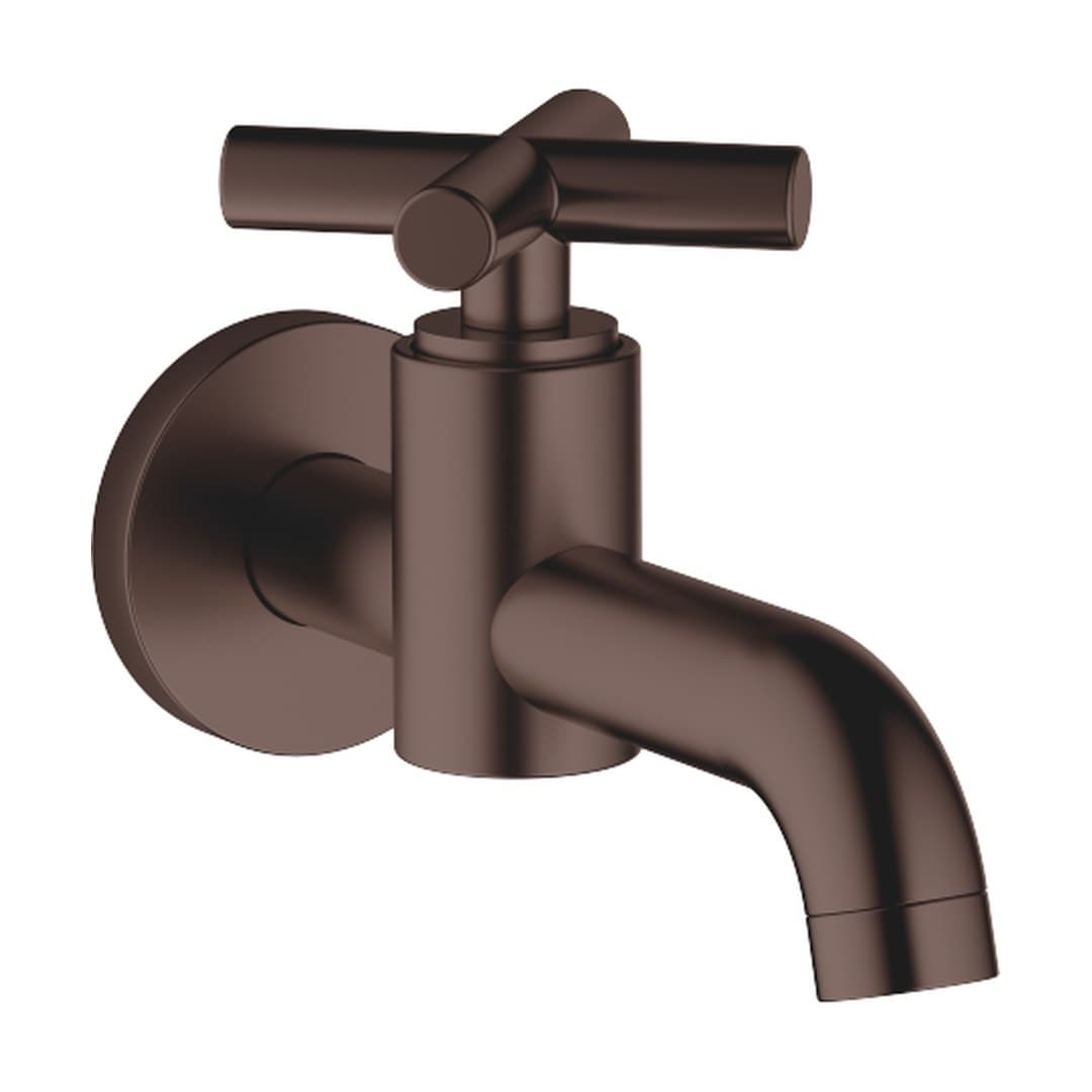 Dornbracht Tara – Μπαταρία Νιπτήρα Τοίχου – Wall-mounted valve cold water without pop-up waste – Brushed Dark Bronze (PVD) (30010892-43)