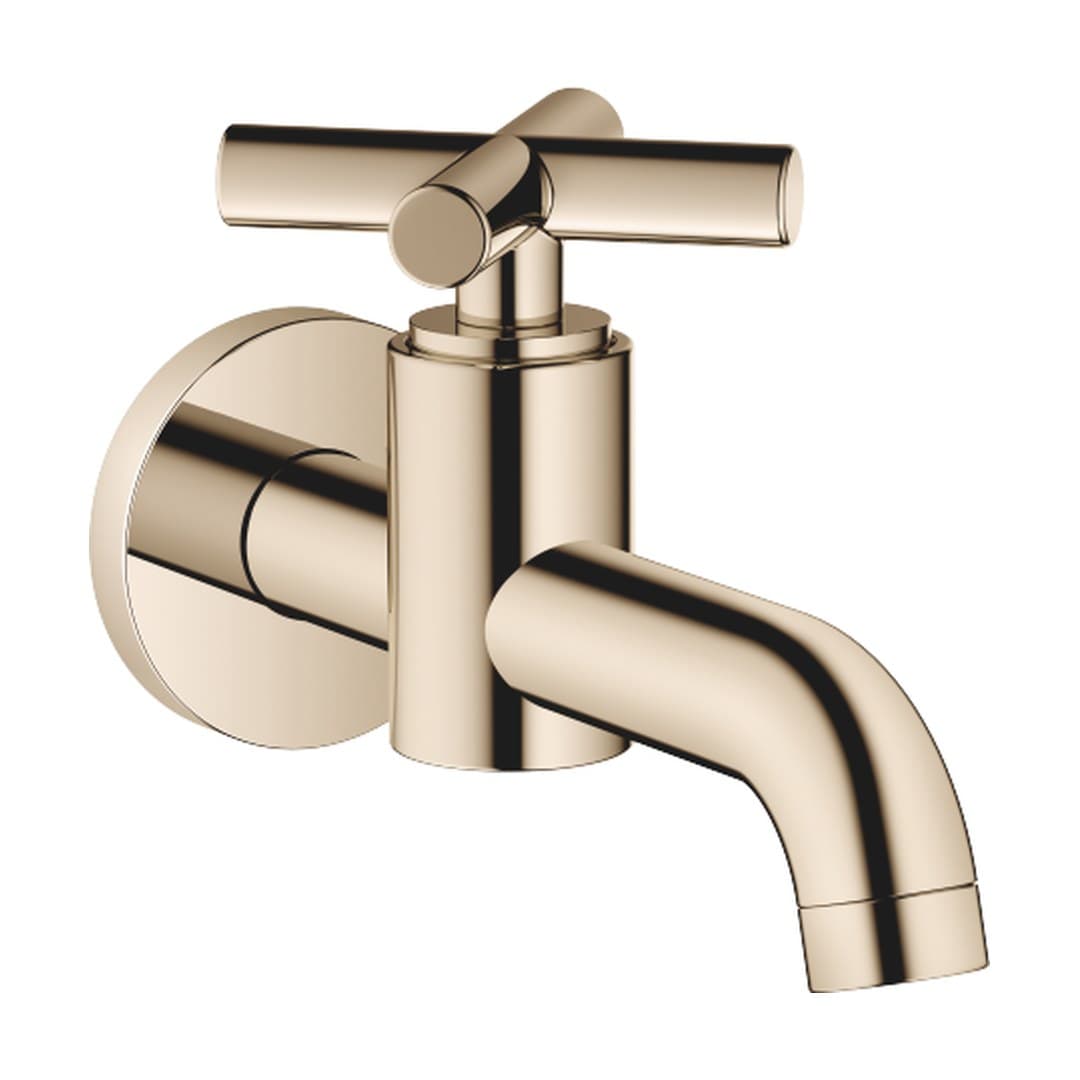 Dornbracht Tara – Μπαταρία Νιπτήρα Τοίχου – Wall-mounted valve cold water without pop-up waste – Champagne (22kt Gold) (30010892-47)