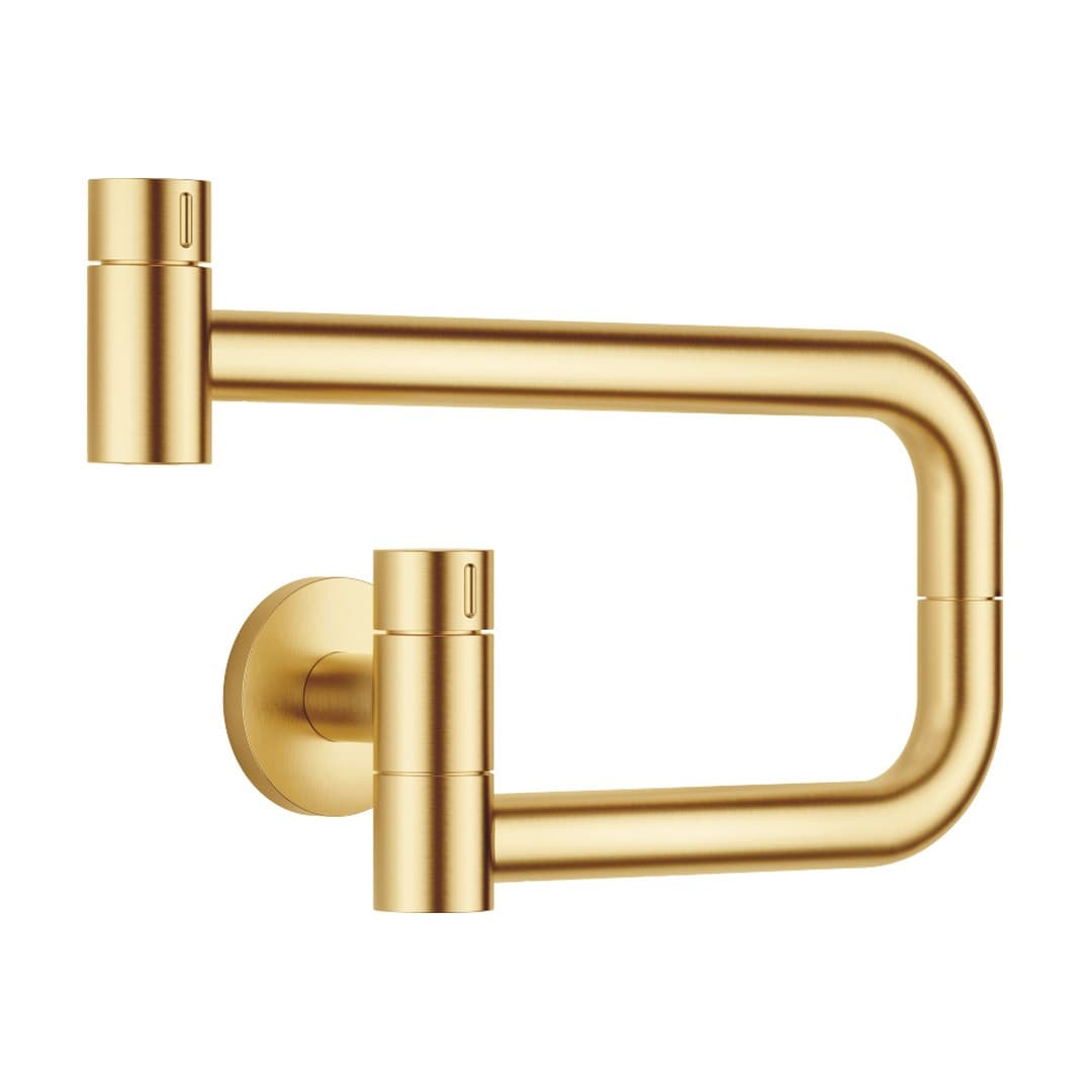 Dornbracht Tara Ultra – Μπαταρία Κουζίνας – POT FILLER Cold-water valve – Brushed Durabrass (23kt Gold) (30805875-28)