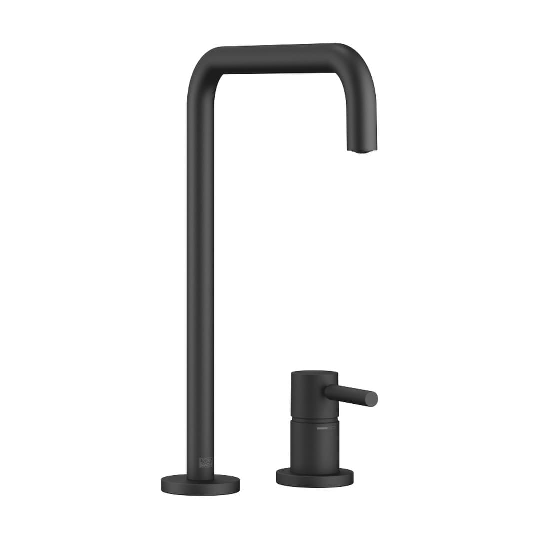 Dornbracht Meta Square – Μπαταρία Κουζίνας – Two-hole mixer with individual rosettes – Matte Black (32815861-33)