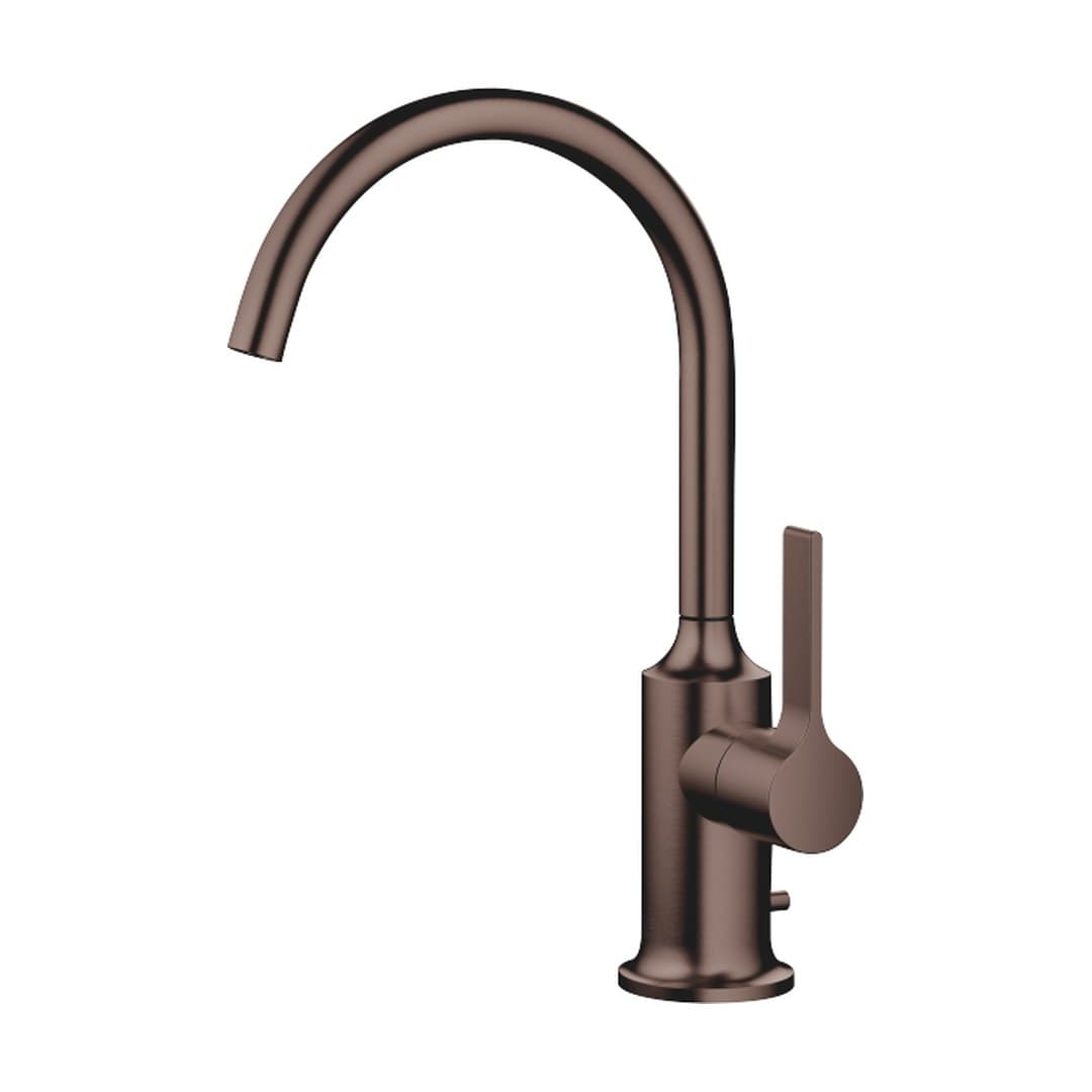 Dornbracht VAIA – Μπαταρία Νιπτήρα – Single-lever basin mixer with pop-up waste – Brushed Dark Bronze (PVD) (33500809-43)