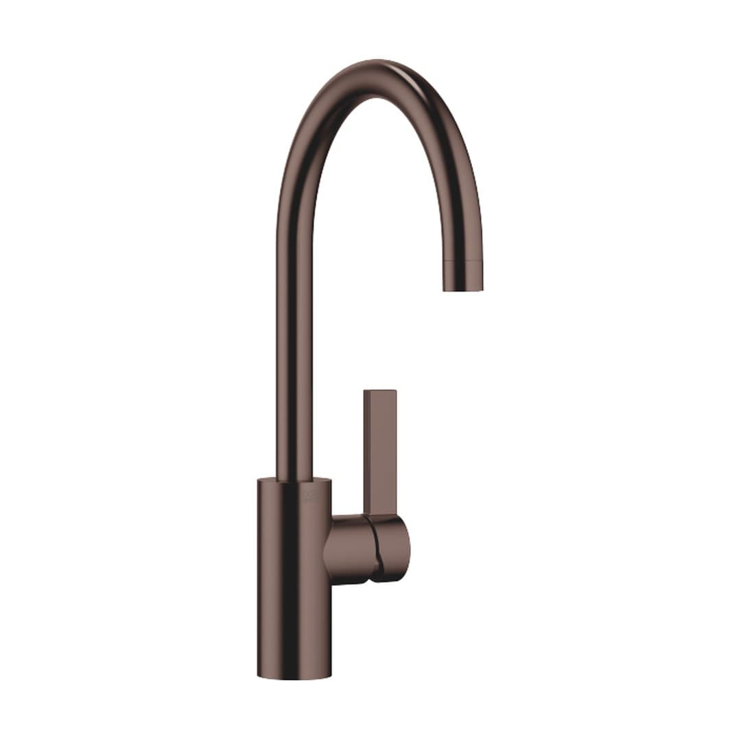 Dornbracht Tara Ultra – Μπαταρία Κουζίνας – Single-lever mixer for rinsing/Profi spray – Brushed Dark Bronze (PVD) (33836875-43)