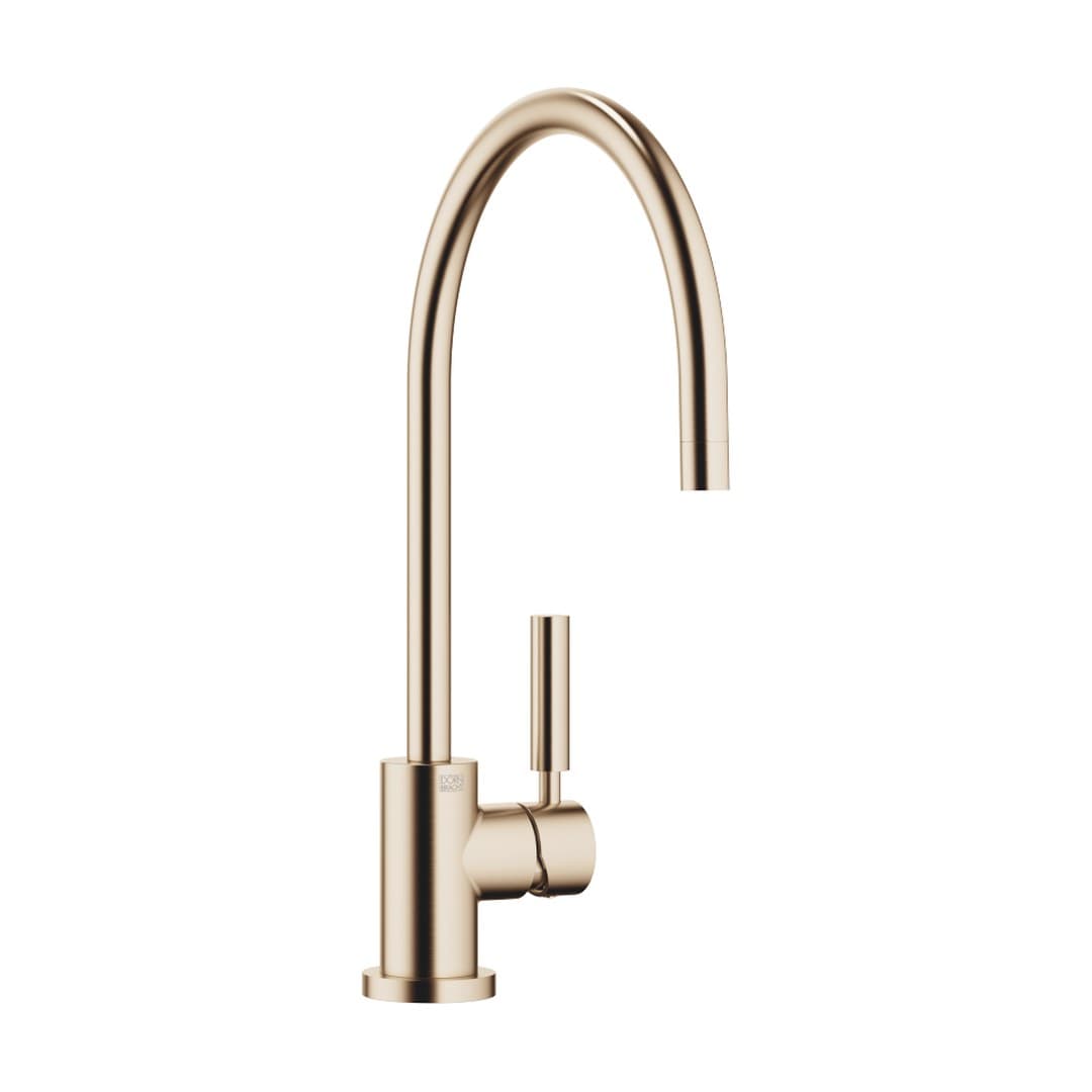 Dornbracht Tara – Μπαταρία Κουζίνας – Single-lever mixer for rinsing/Profi spray – Brushed Champagne (22kt Gold) (33836888-46)