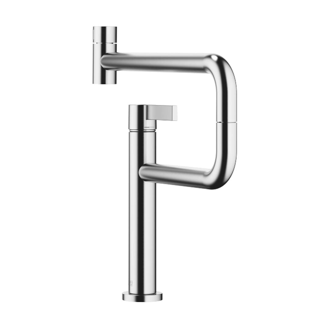 Dornbracht Tara Ultra – Μπαταρία Κουζίνας – PIVOT Single-lever mixer – Brushed Chrome (33845875-93)