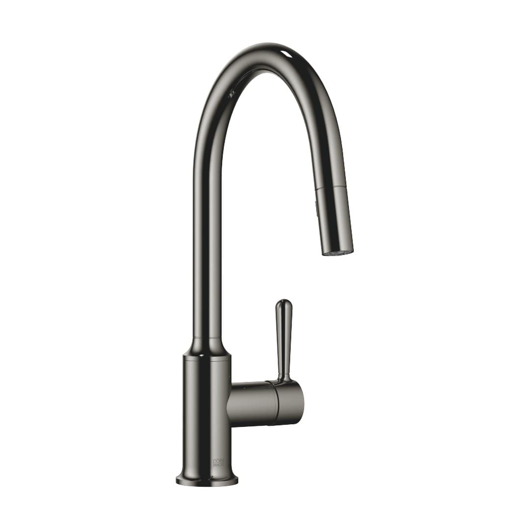 Dornbracht VAIA – Μπαταρία Κουζίνας – Single-lever mixer Pull-down with spray function – Dark Chrome (33870809-19)
